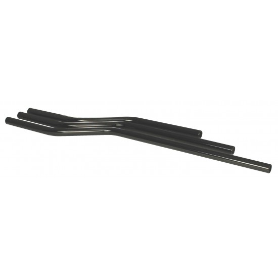 3/4" Diameter Black S-Tube with 3" Offset 3/4" Diameter Black S-Tube with 3" Offset